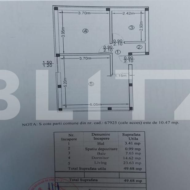 Apartament de vânzare 2 camere Rediu - 122539AV | BLITZ Iași | Poza1