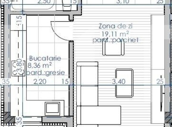 Garsonieră de vânzare Rediu - 122818AV | BLITZ Iași | Poza3