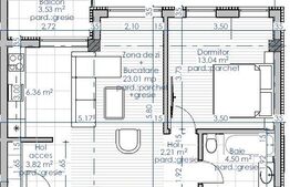 Apartament 2 camere, 50 mp, Rediu, rate la dezvoltator