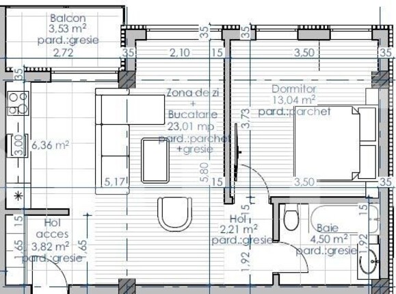 Apartament de vânzare 2 camere Rediu - 122819AV | BLITZ Iași | Poza4
