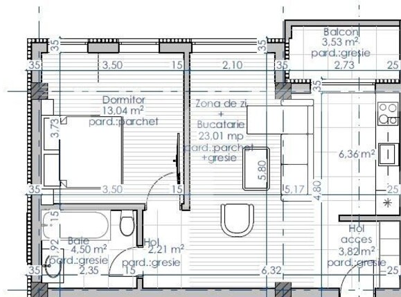 Apartament de vânzare 2 camere Rediu - 122819AV | BLITZ Iași | Poza3