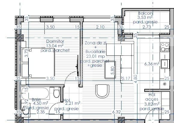 Apartament de vânzare 2 camere Rediu - 122819AV | BLITZ Iași | Poza3