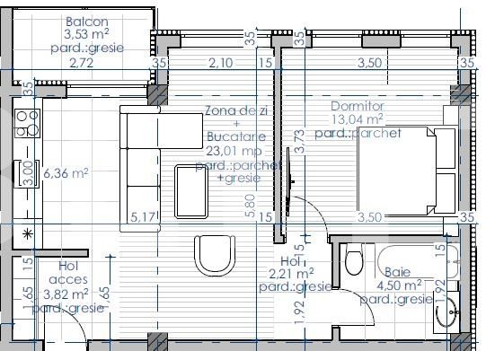Apartament de vânzare 2 camere Rediu - 122819AV | BLITZ Iași | Poza2