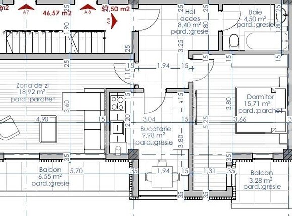 Apartament de vânzare 2 camere Rediu - 122820AV | BLITZ Iași | Poza2