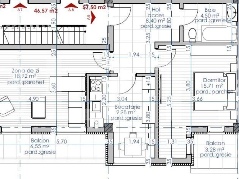 Apartament de vânzare 2 camere Rediu - 122820AV | BLITZ Iași | Poza1