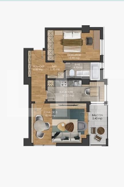 Apartament de vânzare 2 camere Pacurari - 123692AV | BLITZ Iași | Poza1