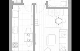 Apartament 1 camera, 37 mp, zona Palas