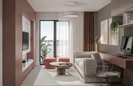 Apartament 1 camera, 40 mp, zona Palas