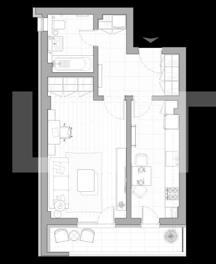 Garsonieră de vânzare Central - 124185AV | BLITZ Iași | Poza3