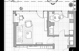 Apartament 2 camere, 52,91 mp, zona Palas