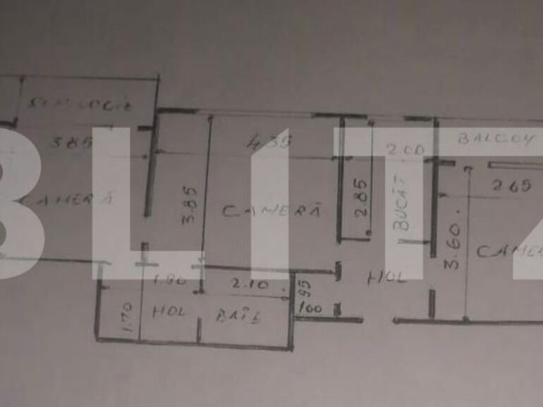 Apartament de vânzare 3 camere Podu Ros - 124416AV | BLITZ Iași | Poza1