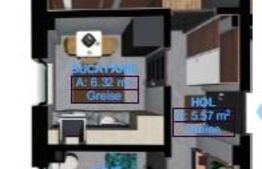 Apartament 2 camere decomandat, 47 mp, zona Hlincea