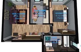 Apartament 2 camere decomandat, 44 mp, zona Hlincea