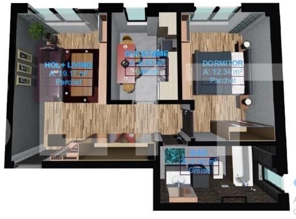 Apartament de vânzare 2 camere Hlincea - 124601AV | BLITZ Iași | Poza1