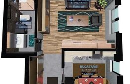 Apartament 2 camere decomandat, 33 mp, zona Hlincea