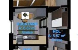 Apartament 2 camere decomandat, 47 mp+4,22 balcon, zona Hlincea