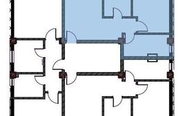 Apartament 2 camere decomandat, 44,38 mp+4,76 balcon, zona Hlincea