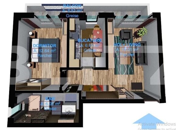 Apartament de vânzare 2 camere Hlincea - 124606AV | BLITZ Iași | Poza1