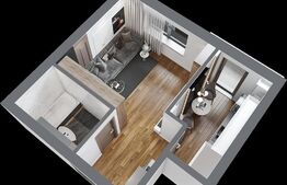 Apartament 1 camera, suprafata 36.5 mp, Poitiers Towers