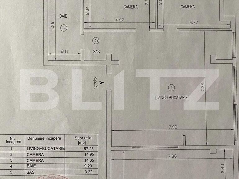 Apartament de vânzare 3 camere Hlincea - 125782AV | BLITZ Iași | Poza1