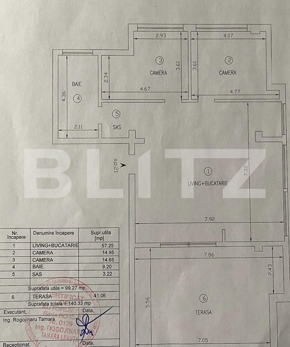 Apartament 3 camere, 100 mp, zona Hlincea-Manta Rosie
