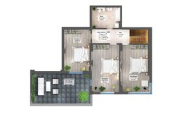 Penthouse 5 camere, 193 mp, Copou