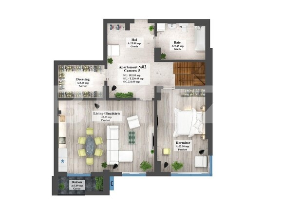 Apartament de vânzare 4+ camere Copou - 125908AV | BLITZ Iași | Poza1