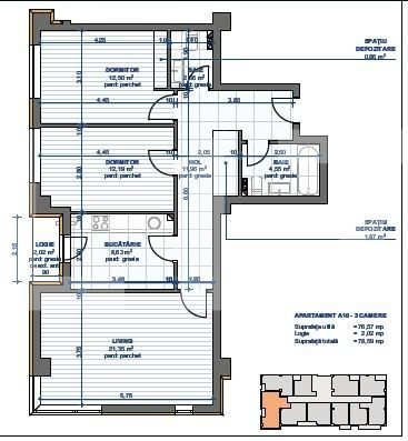 Apartament de vânzare 3 camere Cug - 126031AV | BLITZ Iași | Poza7