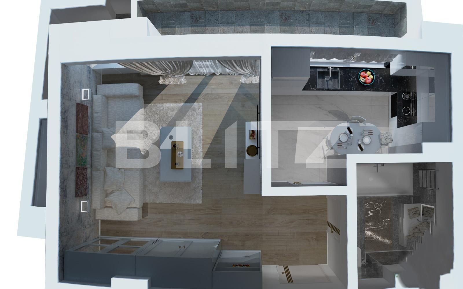 Garsonieră de vânzare Frumoasa - 126261AV | BLITZ Iași | Poza1