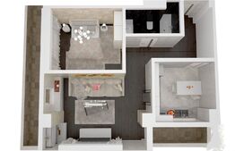 Apartament 2 camere, 47.55mp, zona Frumoasa