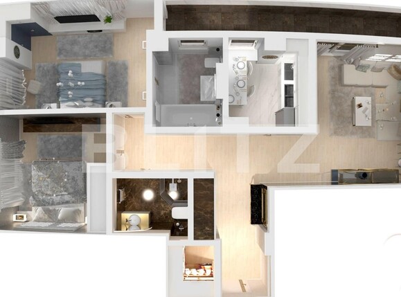 Apartament de vânzare 2 camere Frumoasa - 126272AV | BLITZ Iași | Poza1