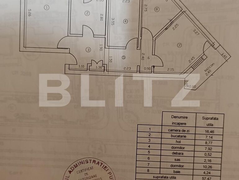 Apartament de vânzare 3 camere Canta - 127153AV | BLITZ Iași | Poza1