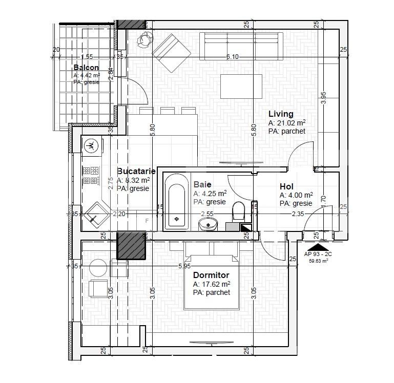 Apartament de vânzare 2 camere Tatarasi - 128180AV | BLITZ Iași | Poza1