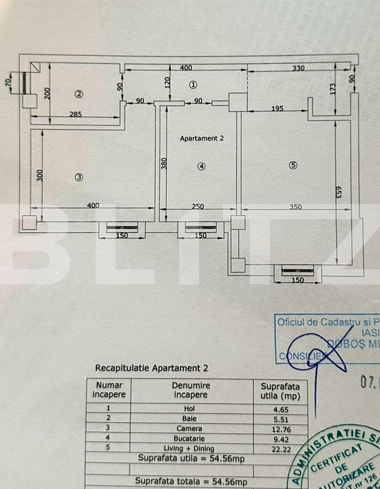 Apartament de vânzare 2 camere Valea Adanca - 128248AV | BLITZ Iași | Poza1