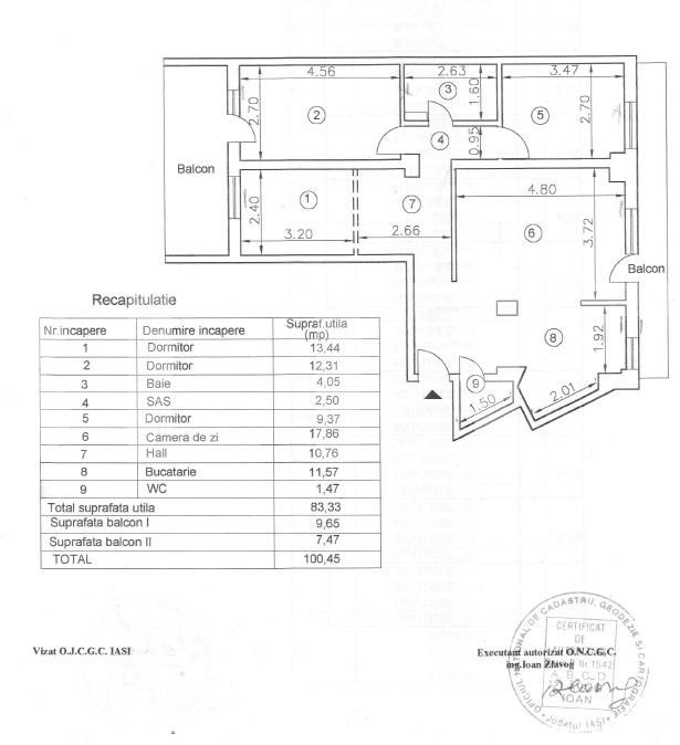 Apartament de vânzare 4 camere Central - 129254AV | BLITZ Iași | Poza2
