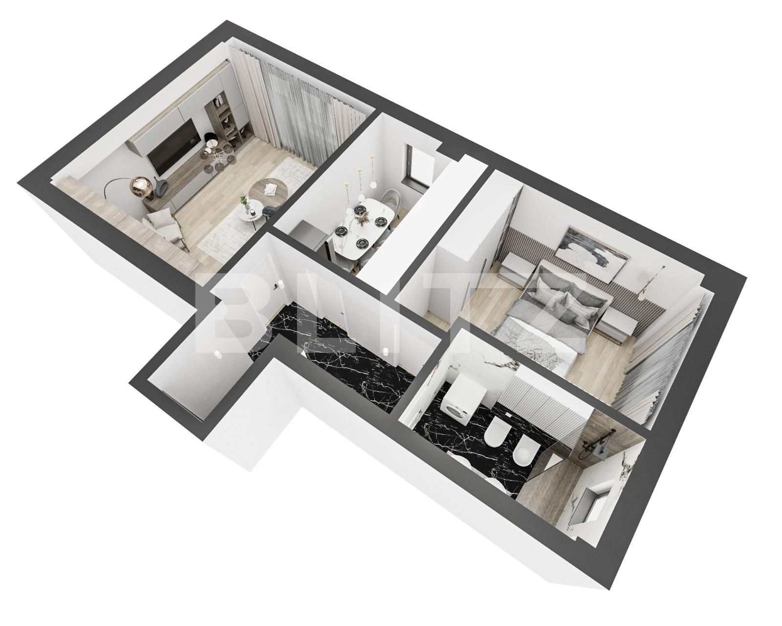 Apartament de vânzare 2 camere Galata - 129689AV | BLITZ Iași | Poza3