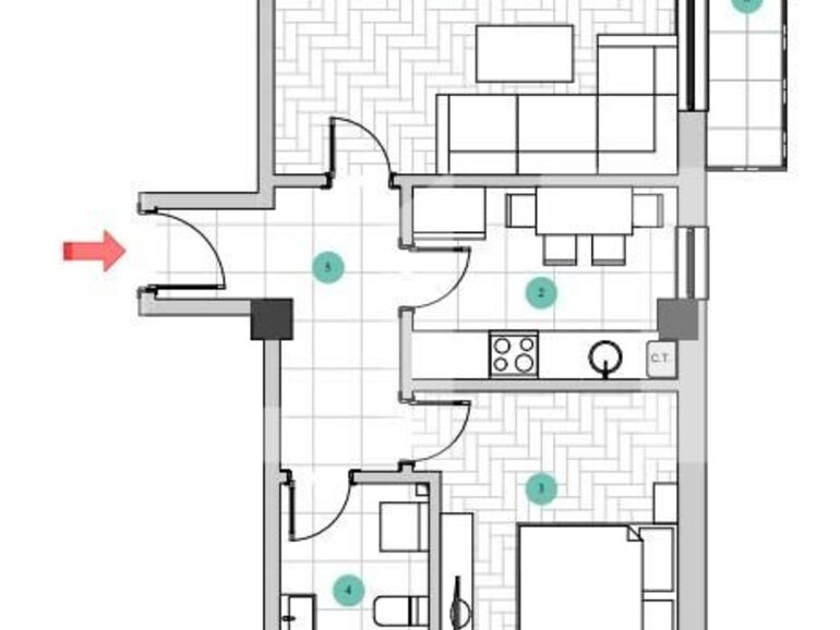 Apartament de vânzare 2 camere Galata - 129689AV | BLITZ Iași | Poza1