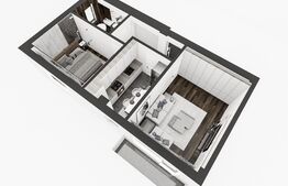 Apartament 2 camere, 55 mp, Galata