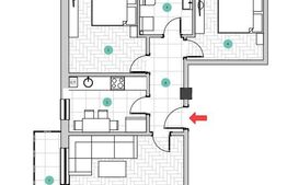 Apartament 3 camere, 70 mp, Galata