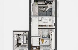 Apartament 3 camere, 70 mp, Galata