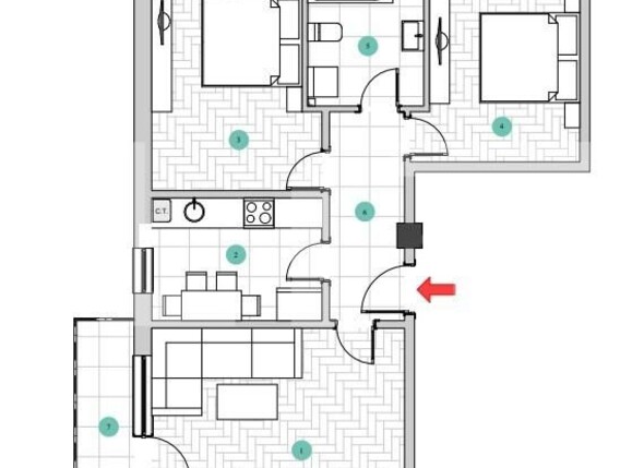 Apartament de vânzare 3 camere Galata - 129695AV | BLITZ Iași | Poza9