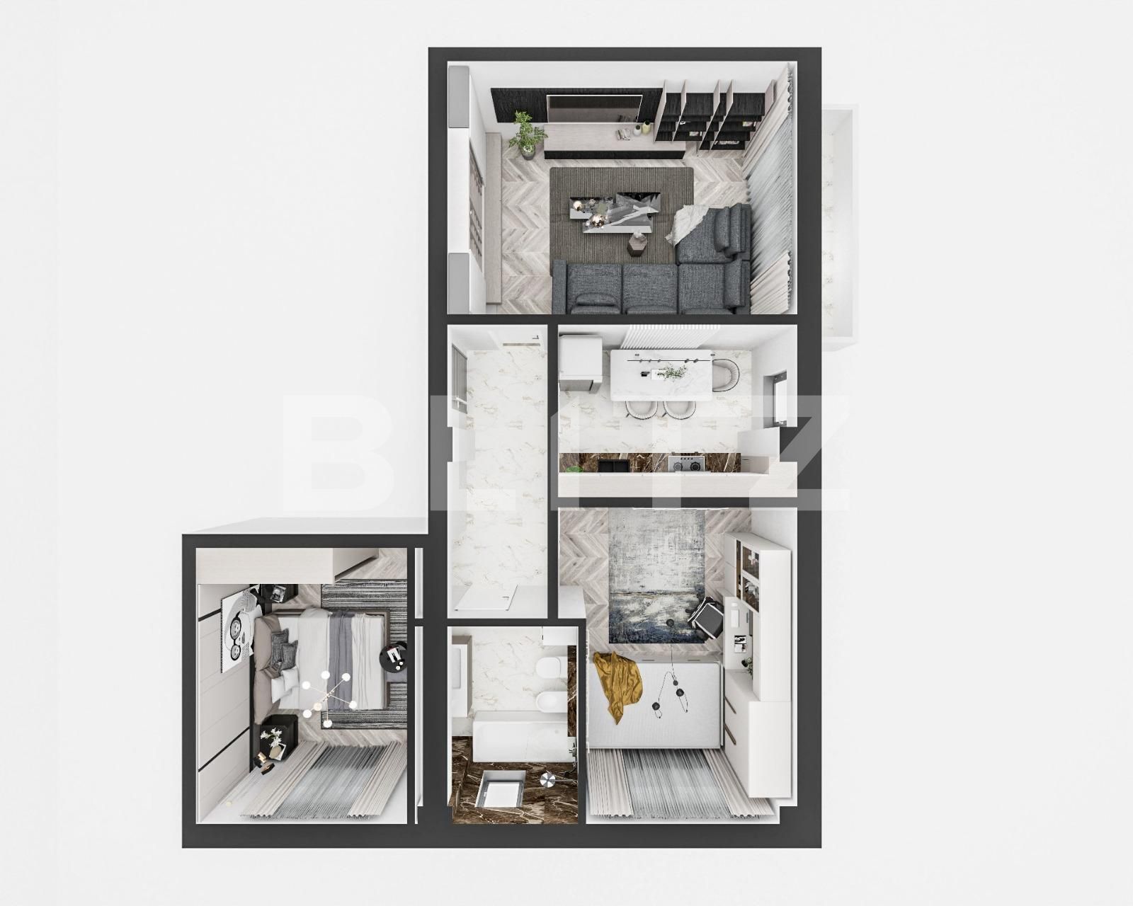 Apartament de vânzare 3 camere Galata - 129695AV | BLITZ Iași | Poza7