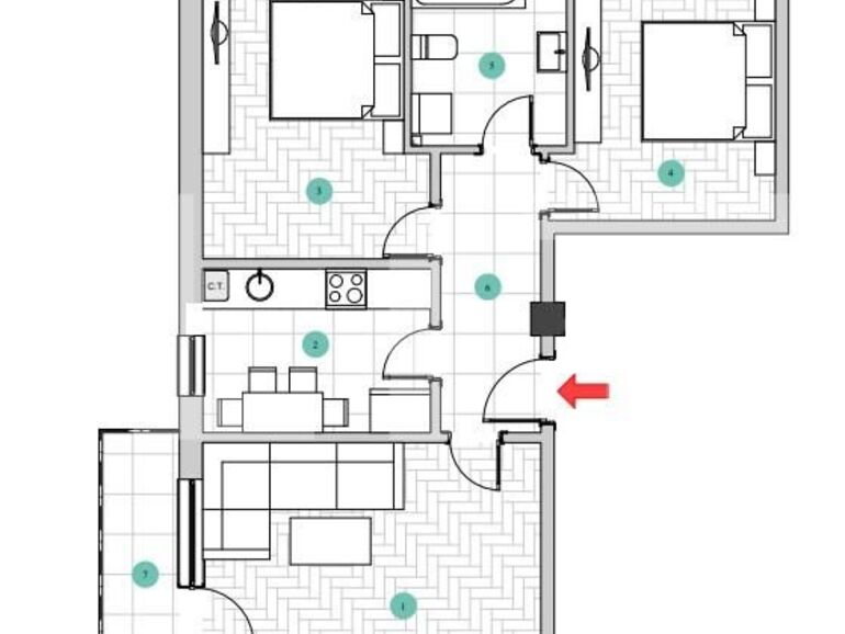 Apartament de vânzare 3 camere Galata - 129695AV | BLITZ Iași | Poza1