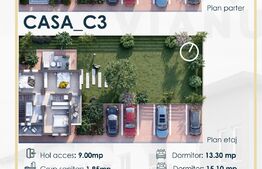 Casa 4 camere, 100mp, Valea Lupului