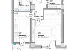 Apartament 1 camera, bloc nou, zona Tatarasi