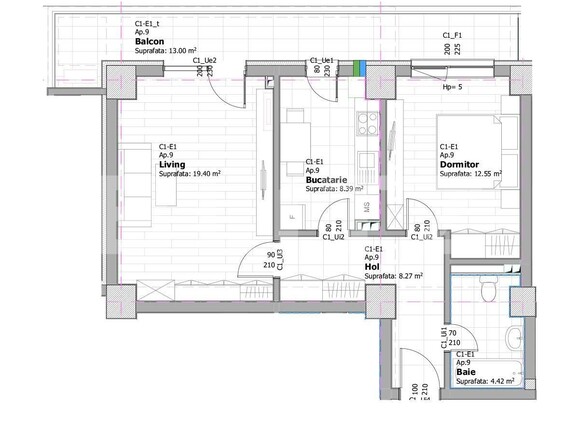 Apartament de vânzare 2 camere Tatarasi - 133808AV | BLITZ Iași | Poza2