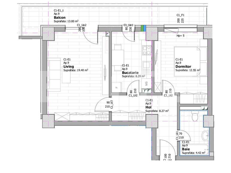 Apartament de vânzare 2 camere Tatarasi - 133808AV | BLITZ Iași | Poza1
