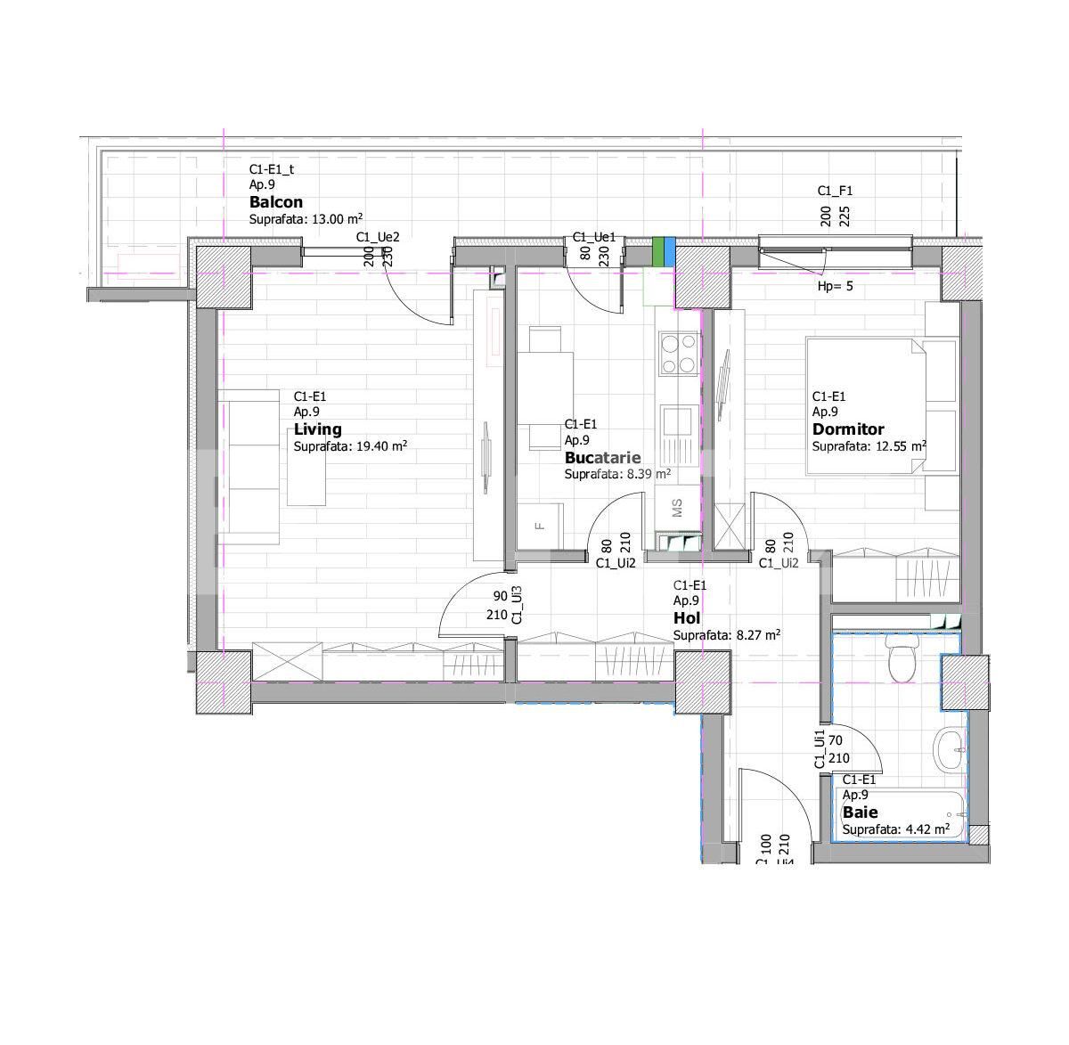 Apartament de vânzare 2 camere Tatarasi - 133808AV | BLITZ Iași | Poza1