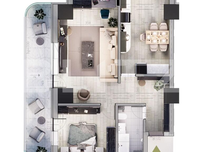 Apartament de vânzare 2 camere Cug - 136777AV | BLITZ Iași | Poza1