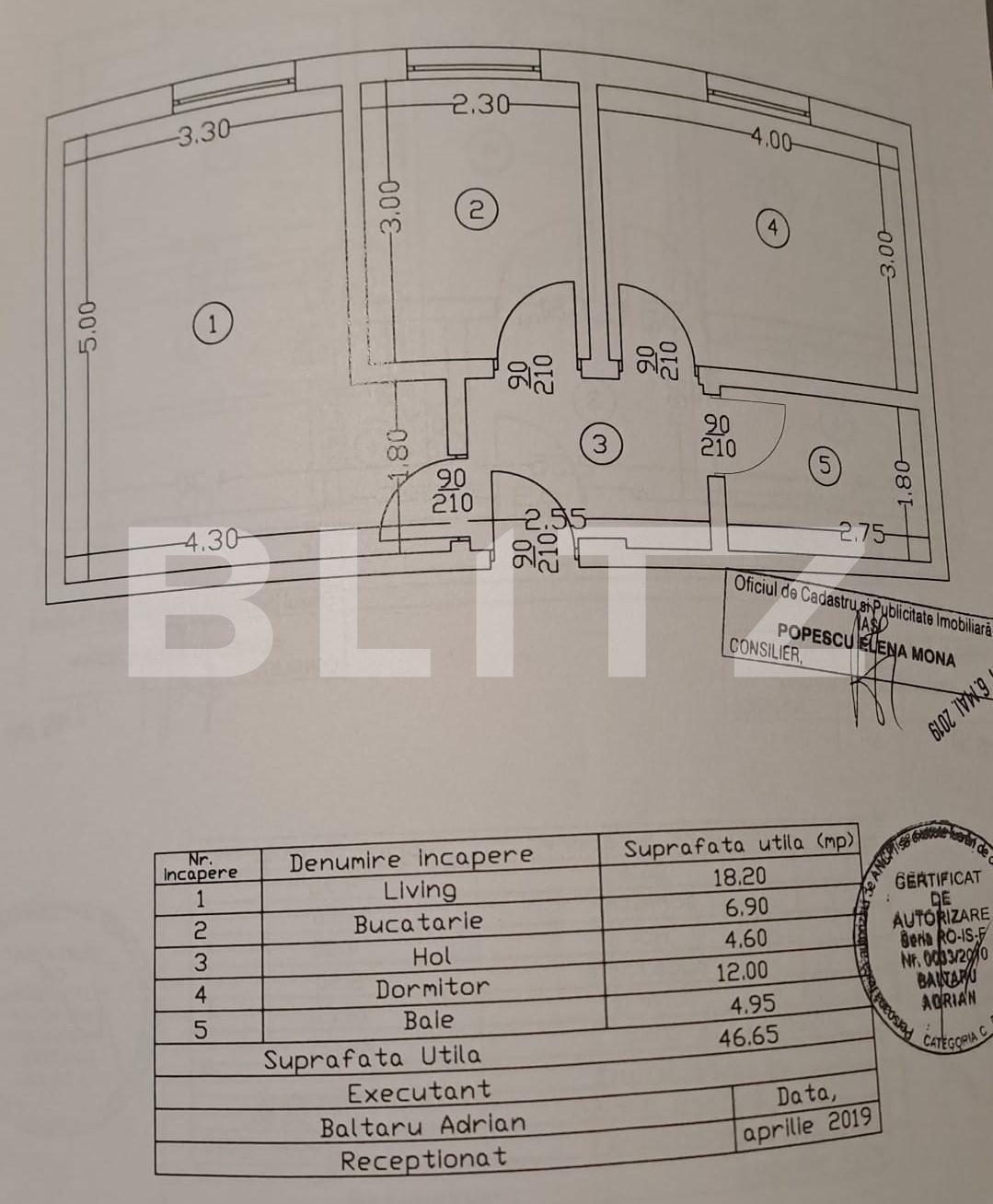 Apartament de vânzare 2 camere Galata - 137522AV | BLITZ Iași | Poza1